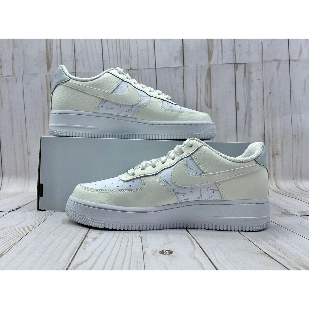 Nike Women's Air Force 1 Mini Checks White Size 8 /‎ Men's 6.5 DR7857-100 New
